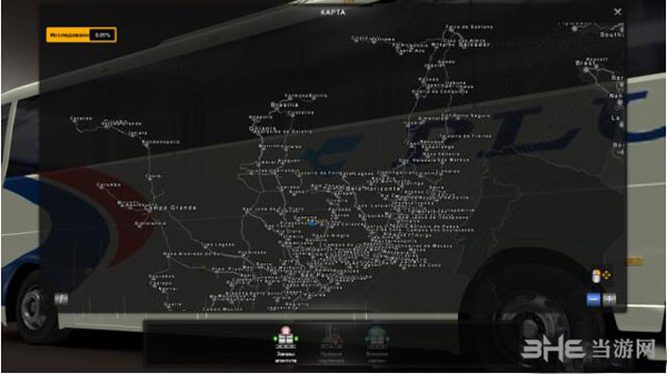 欧洲卡车模拟2v1.28EAA南美客运模式地图 下载