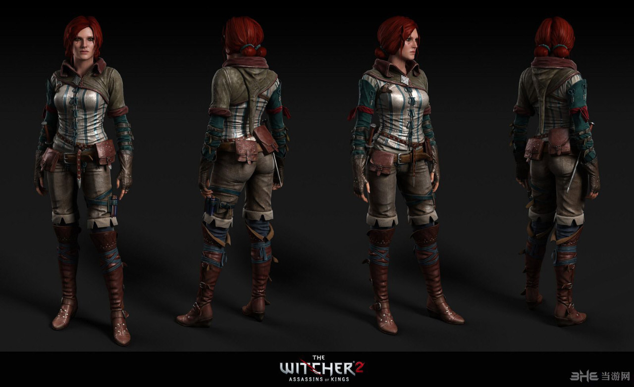 巫师3：狂猎巫师3人物MOD特丽丝的时装 下载