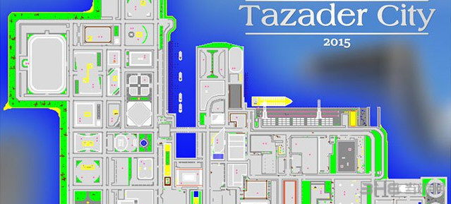 我的世界v1.8.0TAZADER城市2015地图 下载