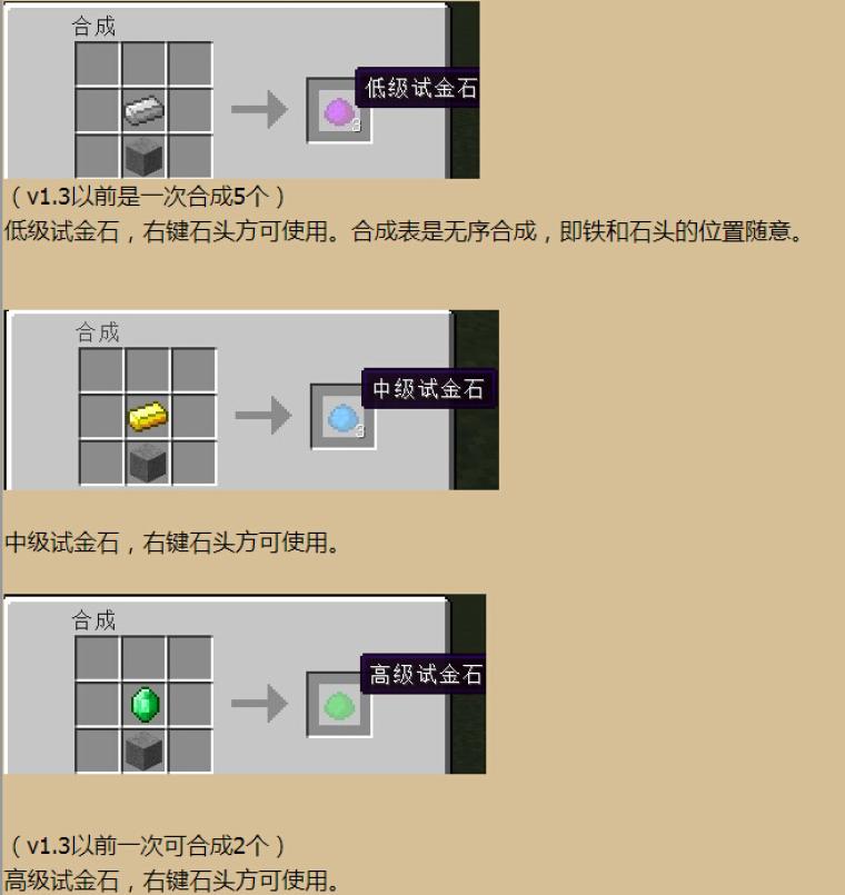 我的世界1.5.2点金石MOD 下载