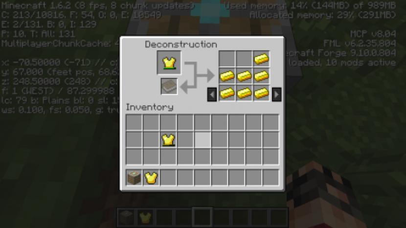 我的世界1.7.2拆解台MOD 下载