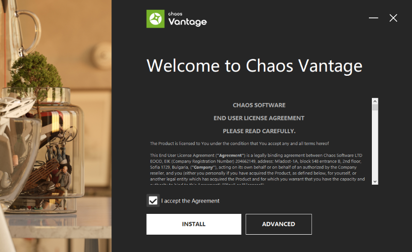 Chaos Vantage v1.8.1实时光线追踪渲染器安装教程-4