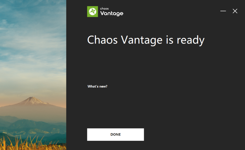 Chaos Vantage v1.8.1实时光线追踪渲染器安装教程-8