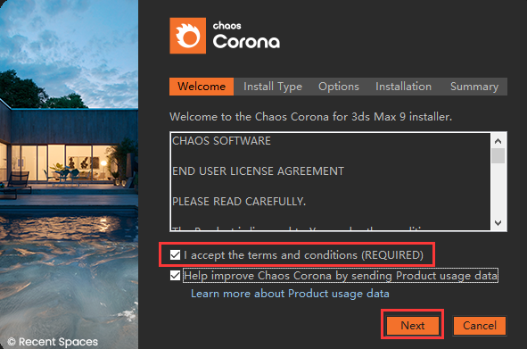 CR9.0渲染器 Chaos Corona9 for 3ds Max下载安装教程-4