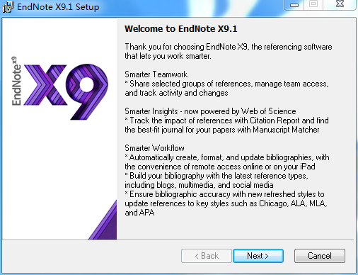 科研必备软件Endnote X9.1中文版免费下载+破解安装教程-2